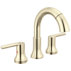 DELTA Trinsic Two Handle Widespread Pull Down Bathroom — Polished Nickel