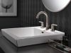 DELTA Trinsic Two Handle Widespread Bathroom Faucet — Stainless