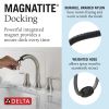 DELTA Trinsic Two Handle Widespread Pull Down Bathroom Faucet — Stainless