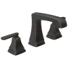 DELTA Ashlyn Two Handle Widespread Bathroom Faucet with EZ Anchor — Venetian Bronze