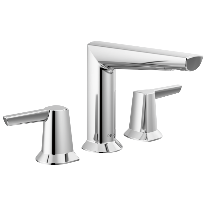 DELTA Galeon Two Handle Widespread Bathroom Faucet — Lumicoat® Chrome