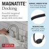 DELTA Stryke Two Handle Widespread Pull Down Bathroom Faucet — Lumicoat® Stainless