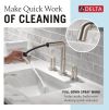 DELTA Nicoli Two Handle Widespread Pull-Down Bathroom Faucet — Stainless