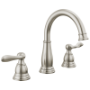 DELTA Windemere Two Handle Widespread Bathroom Faucet — Brushed Nickel