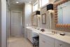 DELTA Cassidy Metal Lever Handle Set - Deck Mount Bathroom & Bidet — Champagne Bronze