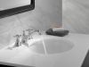 DELTA Cassidy Metal Cross Handle Set - Deck Mount Bathroom & Bidet — Chrome