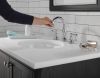 DELTA Cassidy Two Handle Widespread Pull-Down Bathroom Faucet — Chrome