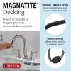 DELTA Cassidy Two Handle Widespread Pull Down Bathroom Faucet — Stainless