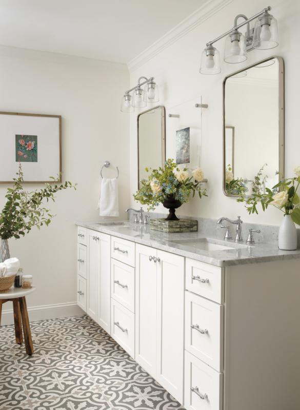 DELTA Cassidy Two Handle Widespread Bathroom Faucet — Chrome