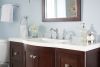 DELTA Cassidy Two Handle Widespread Bathroom Faucet — Chrome