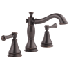 DELTA Cassidy Two Handle Widespread Bathroom Faucet — Venetian Bronze