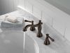 DELTA Cassidy Two Handle Widespread Bathroom Faucet — Venetian Bronze