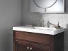 DELTA Cassidy Two Handle Widespread Bathroom Faucet — Stainless