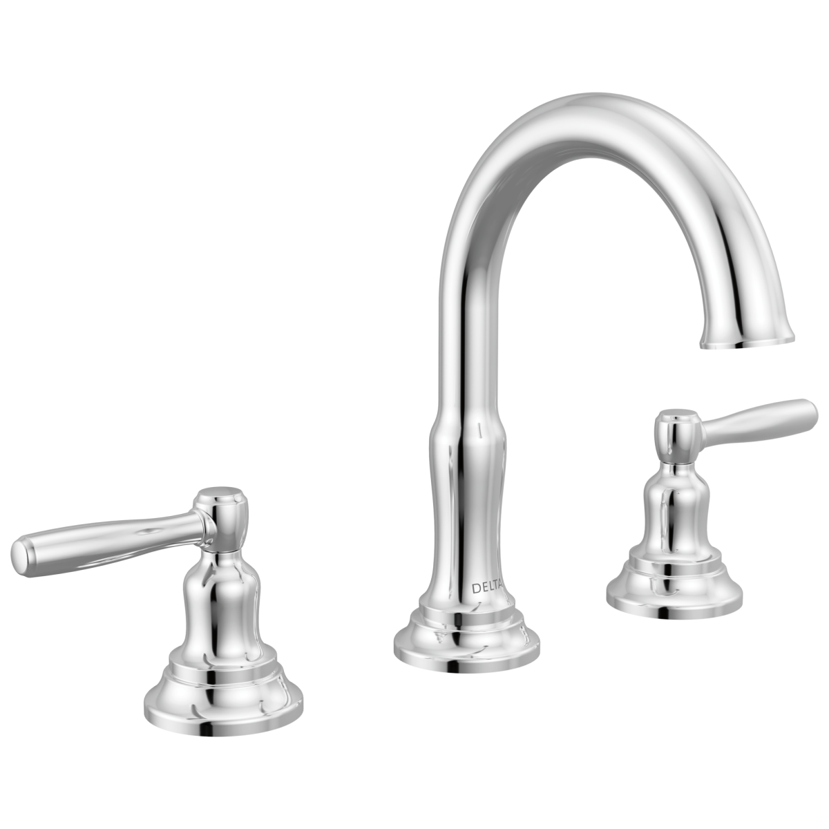 DELTA Roe Two Handle Widespread Bathroom Faucet — Chrome