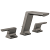 DELTA Pivotal Two Handle Widespread Bathroom Faucet — Lumicoat® Black Stainless