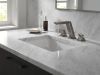 DELTA Pivotal Two Handle Widespread Bathroom Faucet — Lumicoat® Black Stainless