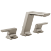 DELTA Pivotal Two Handle Widespread Bathroom Faucet — Lumicoat® Stainless