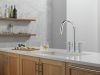 DELTA Nicoli Two Handle Pull-Down Bridge Kitchen Faucet — Chrome