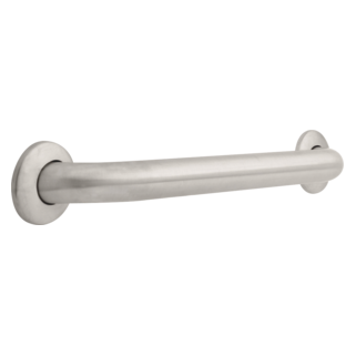 DELTA 1-1/2" x 18" Grab Bar, Concealed Mounting — Stainless
