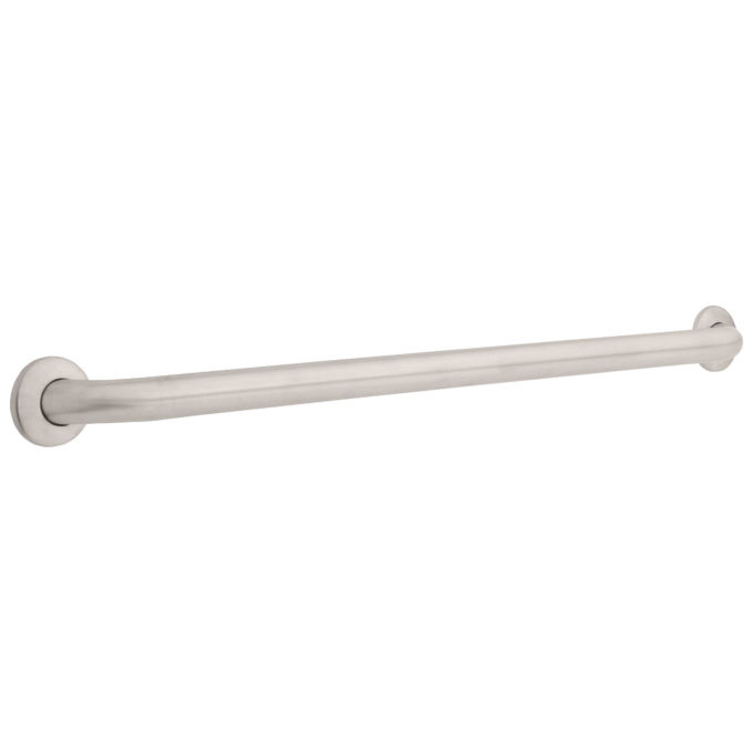 DELTA 1-1/2" x 36" Grab Bar, Concealed Mounting — Stainless