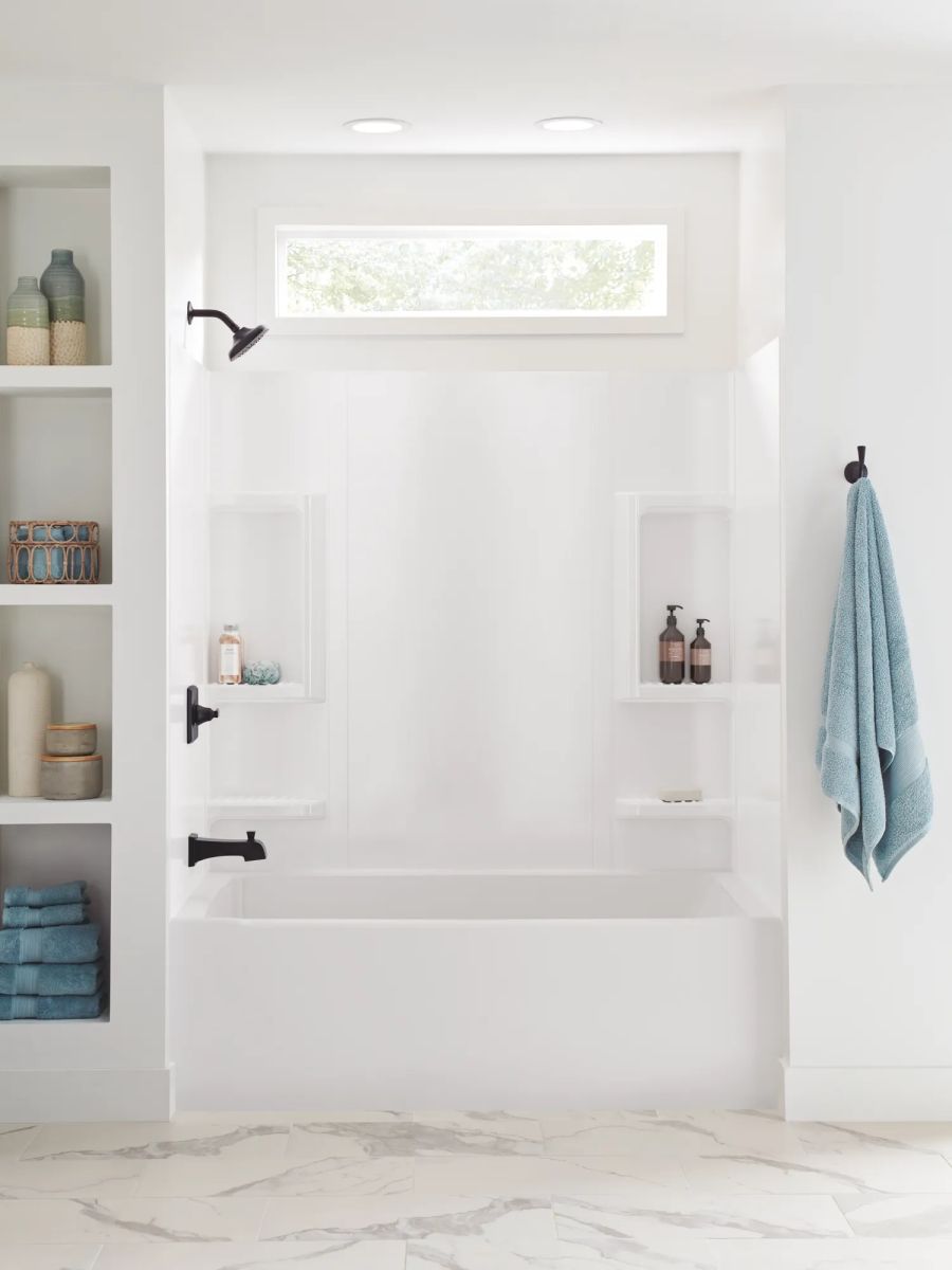DELTA Ashlyn Monitor 14 Series Tub and Shower Trim — Matte Black