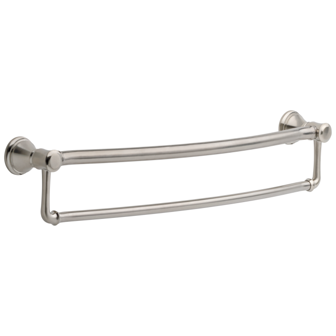 DELTA BathSafety Traditional 24" Towel Bar with Assist Bar — Stainless