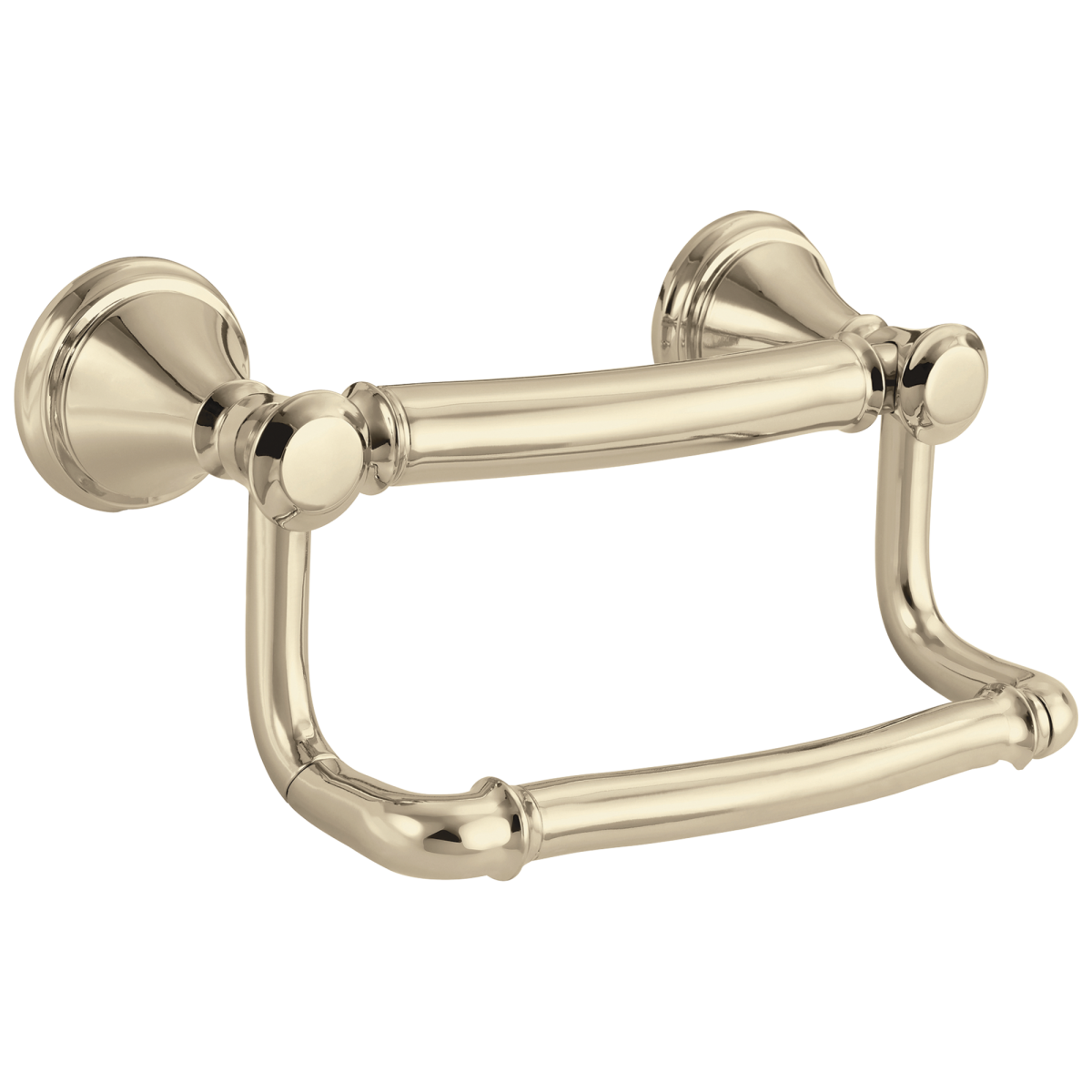 DELTA BathSafety Traditional Tissue Holder with Assist Bar — Polished Nickel