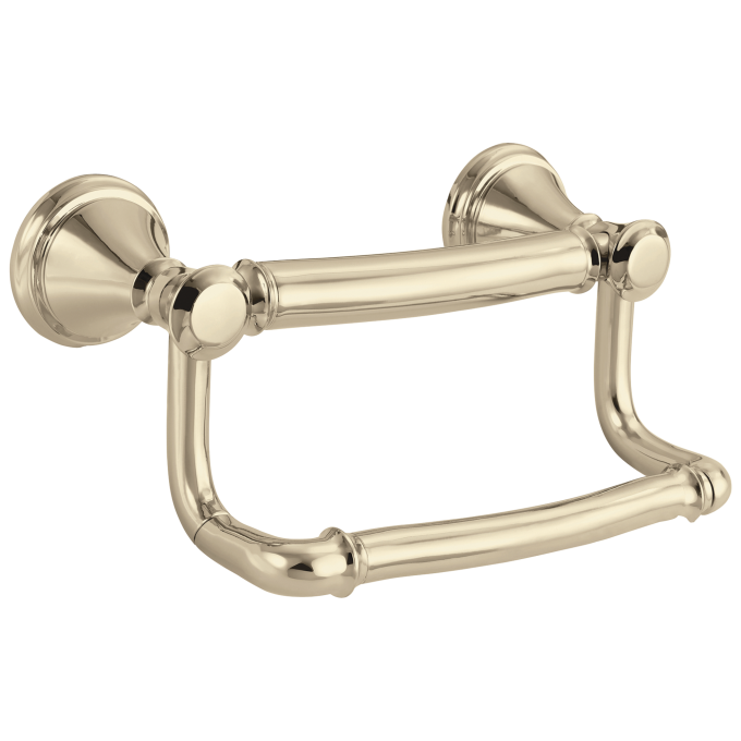 DELTA BathSafety Traditional Tissue Holder with Assist Bar — Polished Nickel