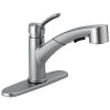 DELTA Collins Single Handle Pull-Out Kitchen Faucet — Arctic Stainless