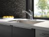 DELTA Collins Single Handle Pull-Out Kitchen Faucet — Arctic Stainless