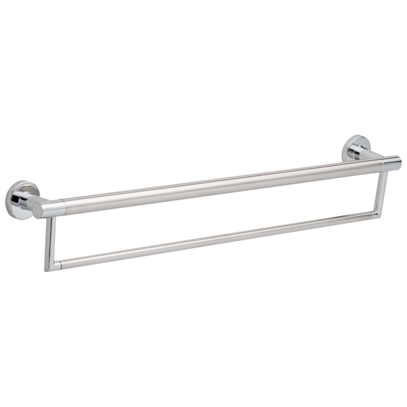 DELTA BathSafety 24" Contemporary Towel Bar with Assist Bar — Chrome