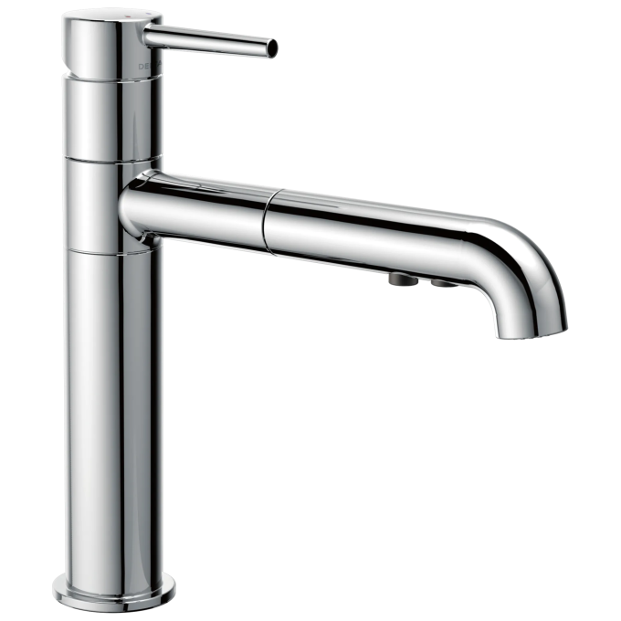 DELTA Trinsic Single Handle Pull-Out Kitchen Faucet — Chrome