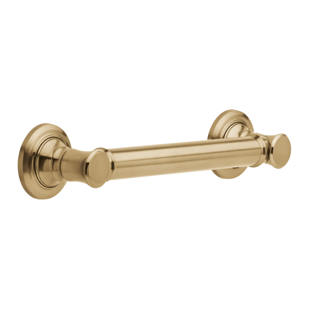 DELTA BathSafety 12" Traditional Decorative ADA Grab Bar — Champagne Bronze