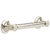 DELTA BathSafety 12" Traditional Decorative ADA Grab Bar — Polished Nickel