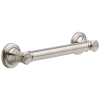 DELTA BathSafety 12" Traditional Decorative ADA Grab Bar — Stainless