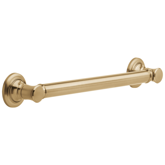DELTA BathSafety 18" Traditional Decorative ADA Grab Bar — Champagne Bronze
