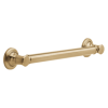 DELTA BathSafety 18" Traditional Decorative ADA Grab Bar — Champagne Bronze