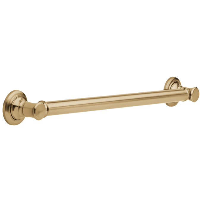 DELTA BathSafety 24" Traditional Decorative ADA Grab Bar — Champagne Bronze