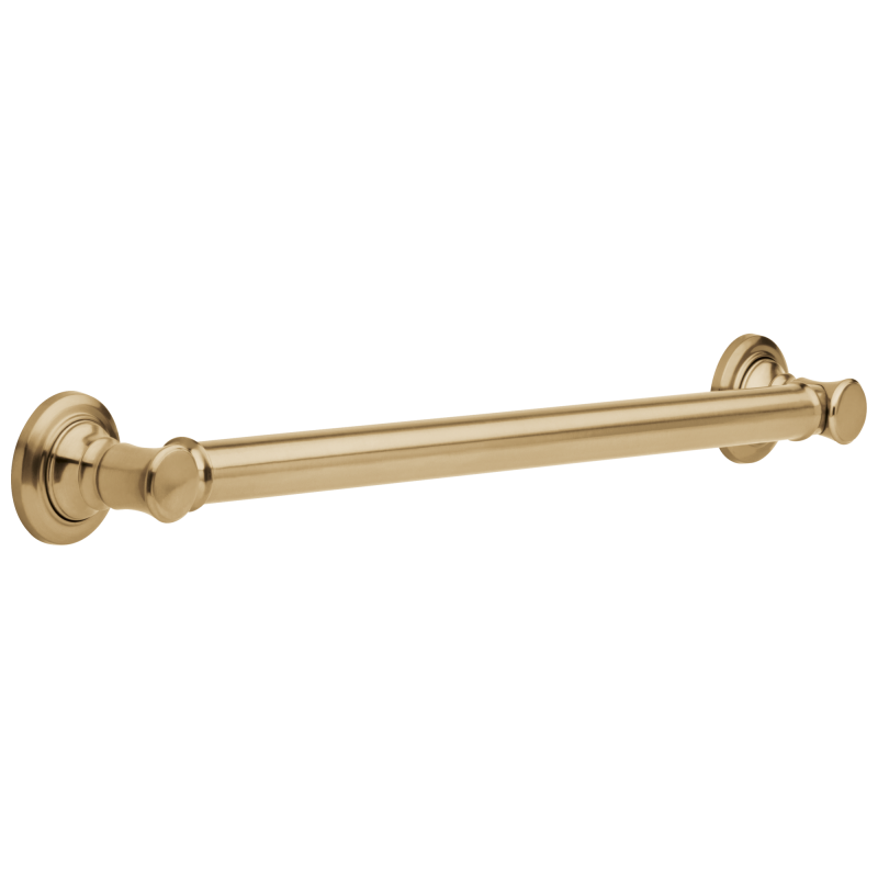 DELTA BathSafety 24" Traditional Decorative ADA Grab Bar — Champagne Bronze