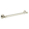 DELTA BathSafety 24" Traditional Decorative ADA Grab Bar — Polished Nickel
