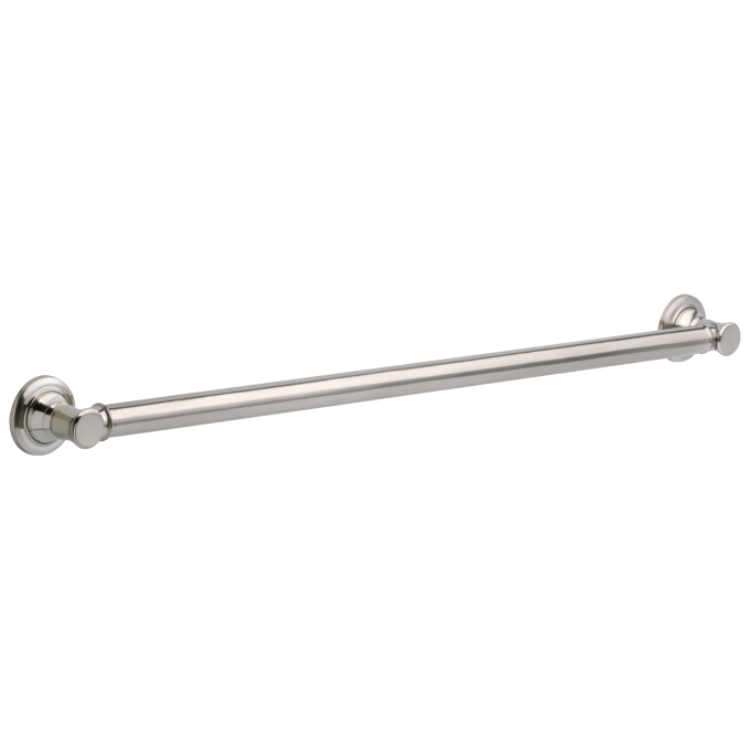 DELTA BathSafety 36" Traditional Decorative ADA Grab Bar — Stainless