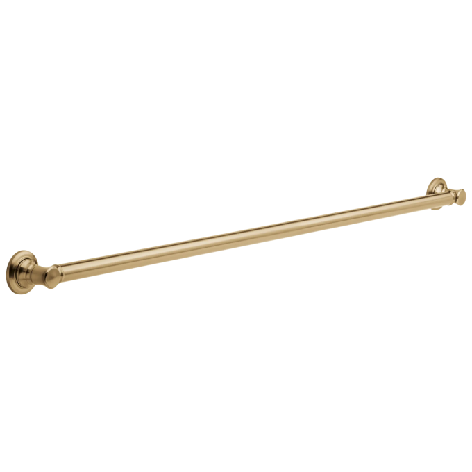 DELTA BathSafety 42" Traditional Decorative ADA Grab Bar — Champagne Bronze