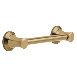 DELTA BathSafety 12" Transitional Decorative ADA Grab Bar — Champagne Bronze