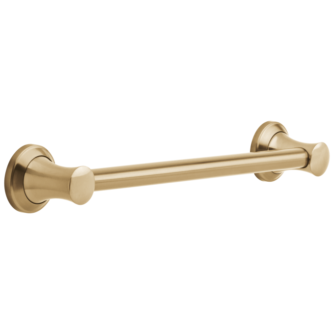 DELTA BathSafety 18" Transitional Decorative ADA Grab Bar — Champagne Bronze