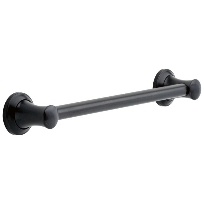 DELTA BathSafety 18" Transitional Decorative ADA Grab Bar — Venetian Bronze