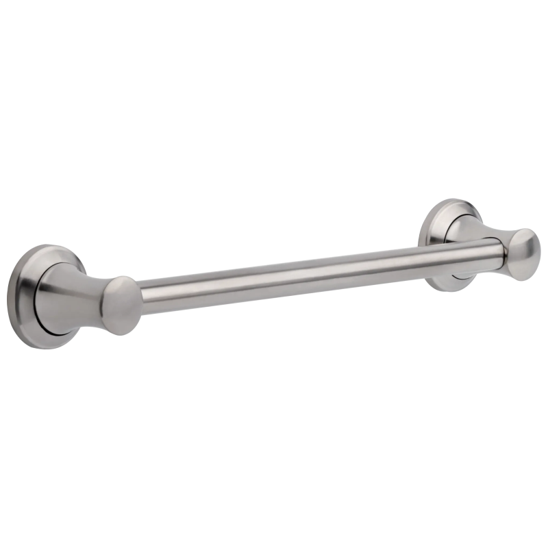 DELTA BathSafety 18" Transitional Decorative ADA Grab Bar — Stainless