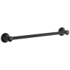 DELTA BathSafety 24" Transitional Decorative Grab Bar — Matte Black