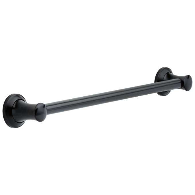 DELTA BathSafety 24" Transitional Decorative ADA Grab Bar — Venetian Bronze