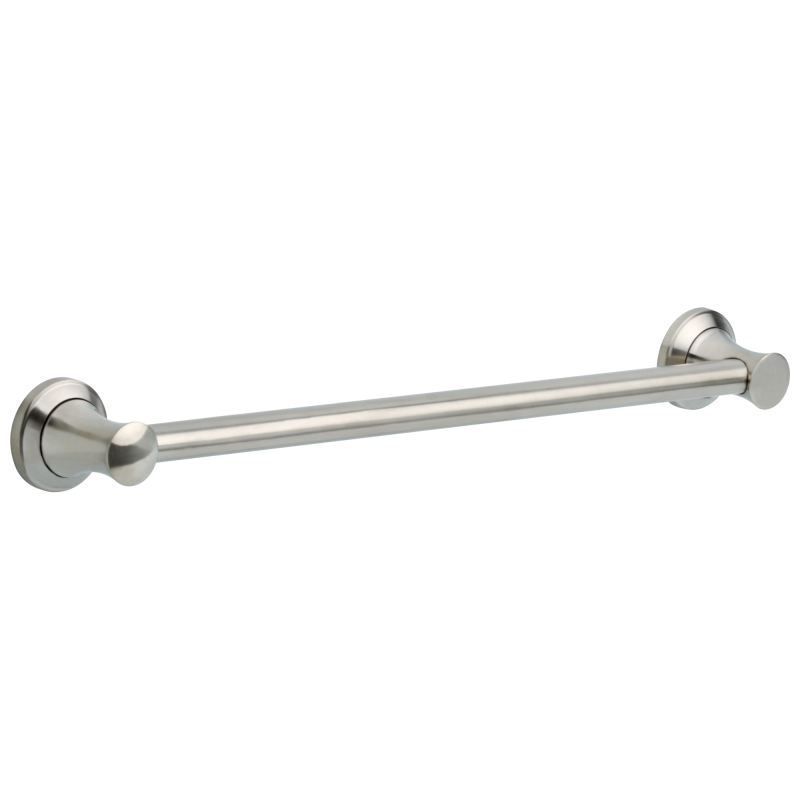DELTA BathSafety 24" Transitional Decorative ADA Grab Bar — Stainless