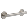 DELTA BathSafety 12" Contemporary Decorative ADA Grab Bar — Stainless